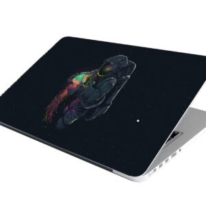Full Laptop Skin Bubble-Free HD Quality Sticker for Laptops Upto 15.6" Compatible with Apple/Dell/HP/Lenovo/Acer/Asus/Sony (Dustproof|Waterproof|Scratchproof|Reusable)-Astronaut FL ANM3
