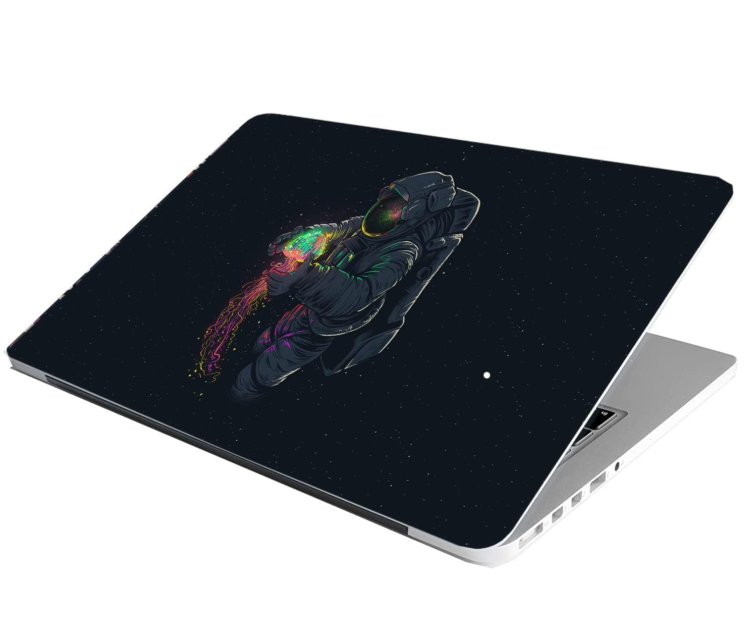 Full Laptop Skin Bubble-Free HD Quality Sticker for Laptops Upto 15.6" Compatible with Apple/Dell/HP/Lenovo/Acer/Asus/Sony (Dustproof|Waterproof|Scratchproof|Reusable)-Astronaut FL ANM3