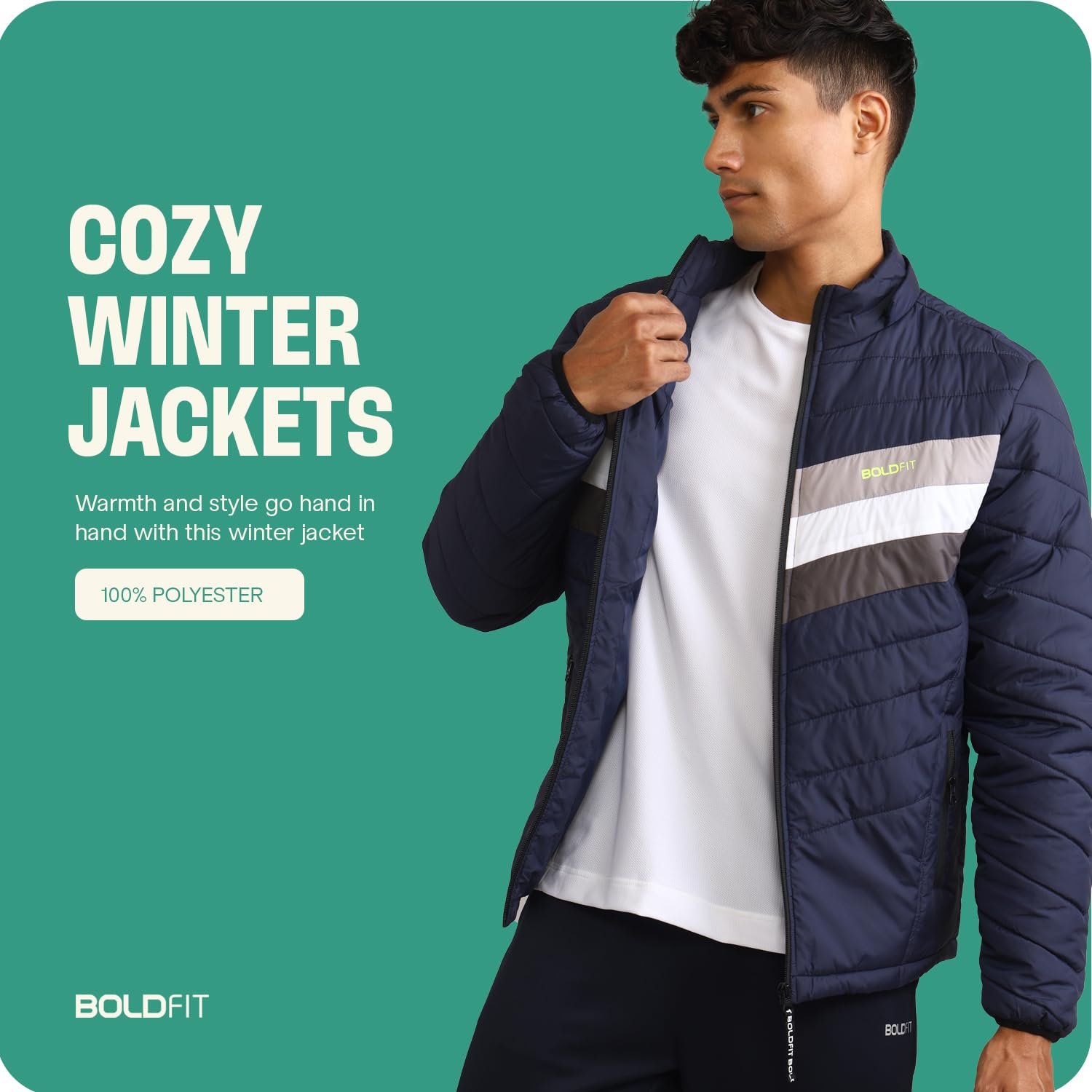 Boldfit jackets for men stylish latest puffer winter jacket for men standard length jacket man full sleeves bomber jackets for man winter wear with hoodie sweatshirt - Image 5