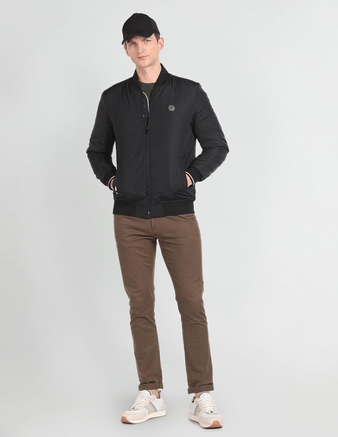 Arrow Men's Polyester Crop A-Line Coat - Image 4