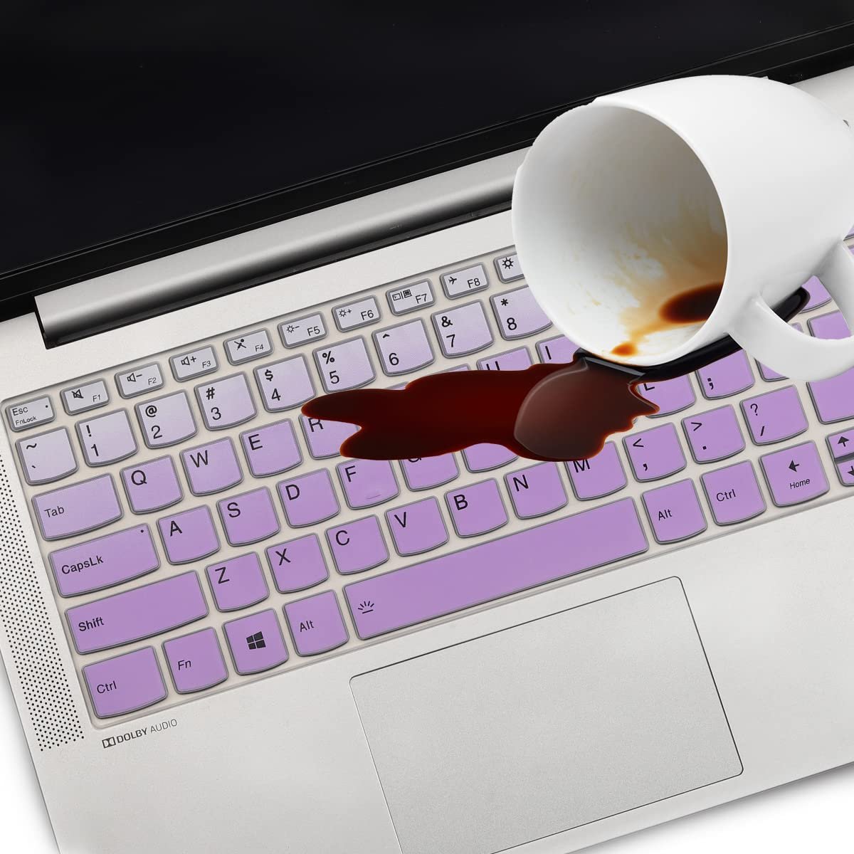 Keyboard Cover for Lenovo IdeaPad Flex 5 5i 5g 14", IdeaPad 5 5i 2-in-1 14", IdeaPad Slim 5 5i 14", Ideapad 5 5i 14", Ideapad Pro 5 5i 14, Lenovo Slim 7 7i 14", Lenovo Yoga 7 7i 14", IdeaPad 5X 14 - Image 8