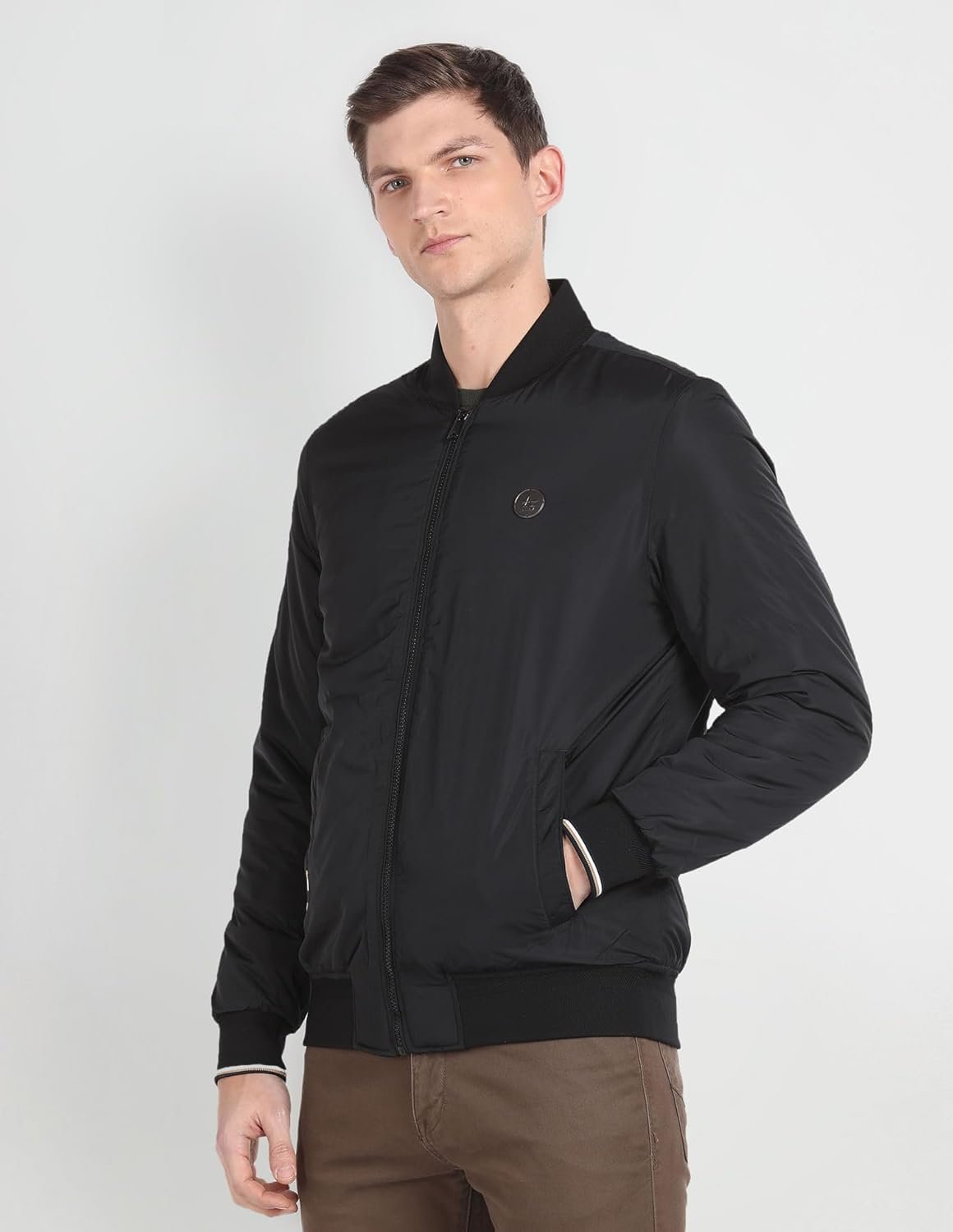 Arrow Men's Polyester Crop A-Line Coat - Image 5