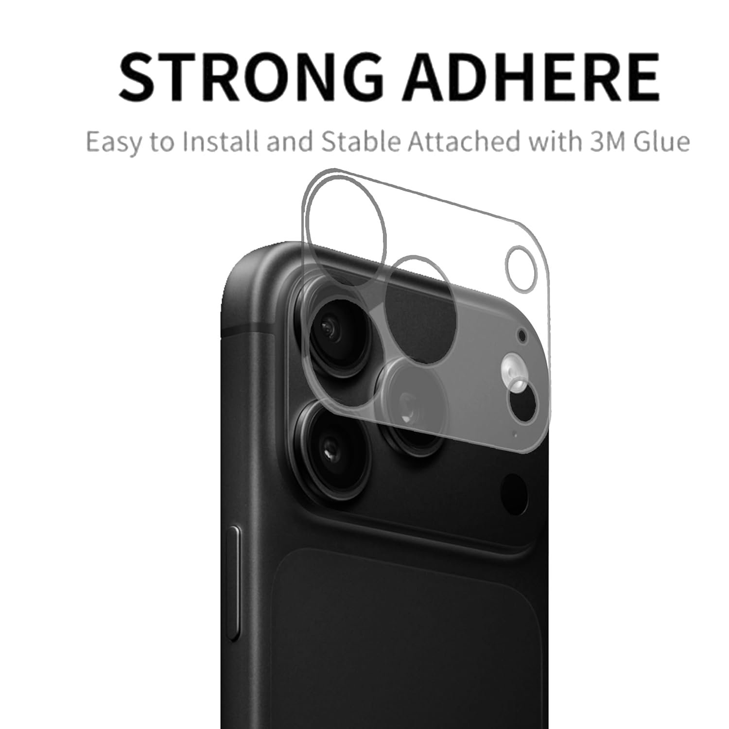 amazon basics Camera Lens Protector for iPhone 17 Pro (9H Hardness.Scratch Resistance) with Free Installation Kit Clear - Image 5