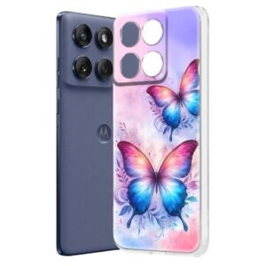 Fashionury Back Case for Moto Edge 60 Fusion, Back Cover for Motorola Edge 60 Fusion -D2244