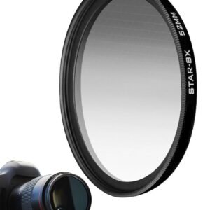 52mm ND Filter, Polarizing Camera Lens Filter with Gift Box, Compatible with Mobile Phone, for All Kind ofDevices, Ideal for Photography Enthusiasts and Professionals