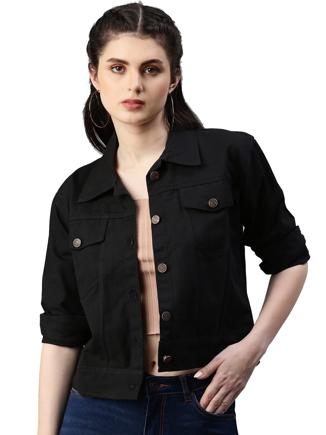 VOXATI Women's Denim Jacket