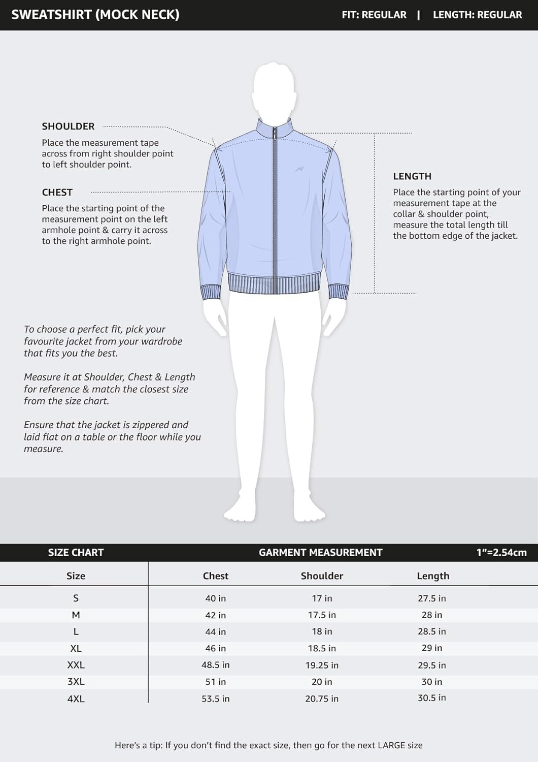 Amazon Brand - Symbol Men's Cotton Mock Neck Sweatshirt - Image 6