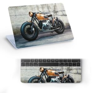 Bike Full Vinyl Laptop Skin/Sticker/Cover for 15 to 15.6 Inches Laptops Laminated-Removable-HD Quality Compatible for Hp-Dell-Sony-Lenovo-Asus etc.(15x10 Inches)