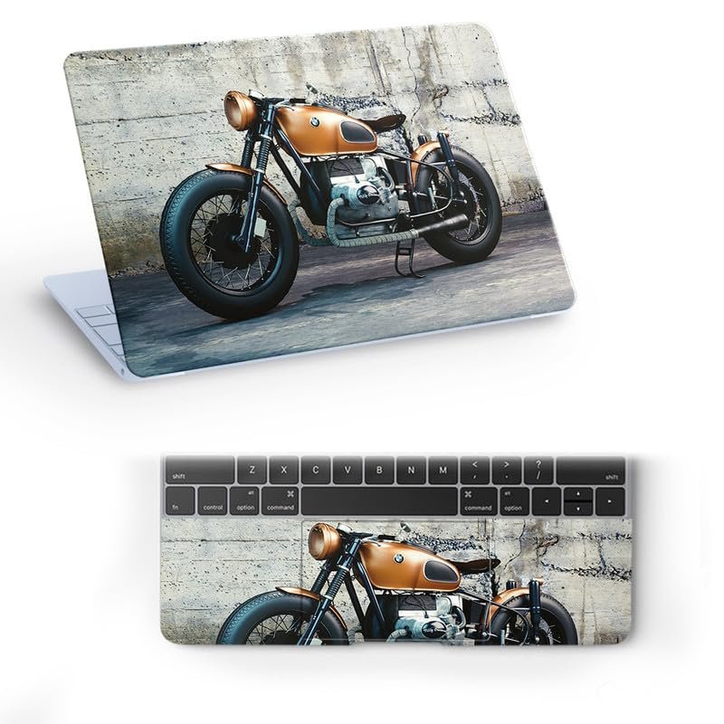 Bike Full Vinyl Laptop Skin/Sticker/Cover for 15 to 15.6 Inches Laptops Laminated-Removable-HD Quality Compatible for Hp-Dell-Sony-Lenovo-Asus etc.(15x10 Inches)