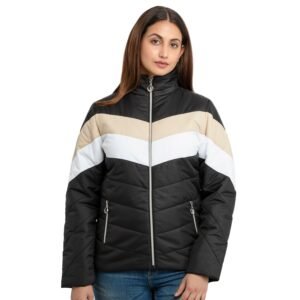 Status Quo Womens Quilted High Neck Jacket
