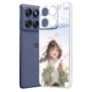 Fashionury Back Case for Moto Edge 60 Fusion, Back Cover for Motorola Edge 60 Fusion -D2238