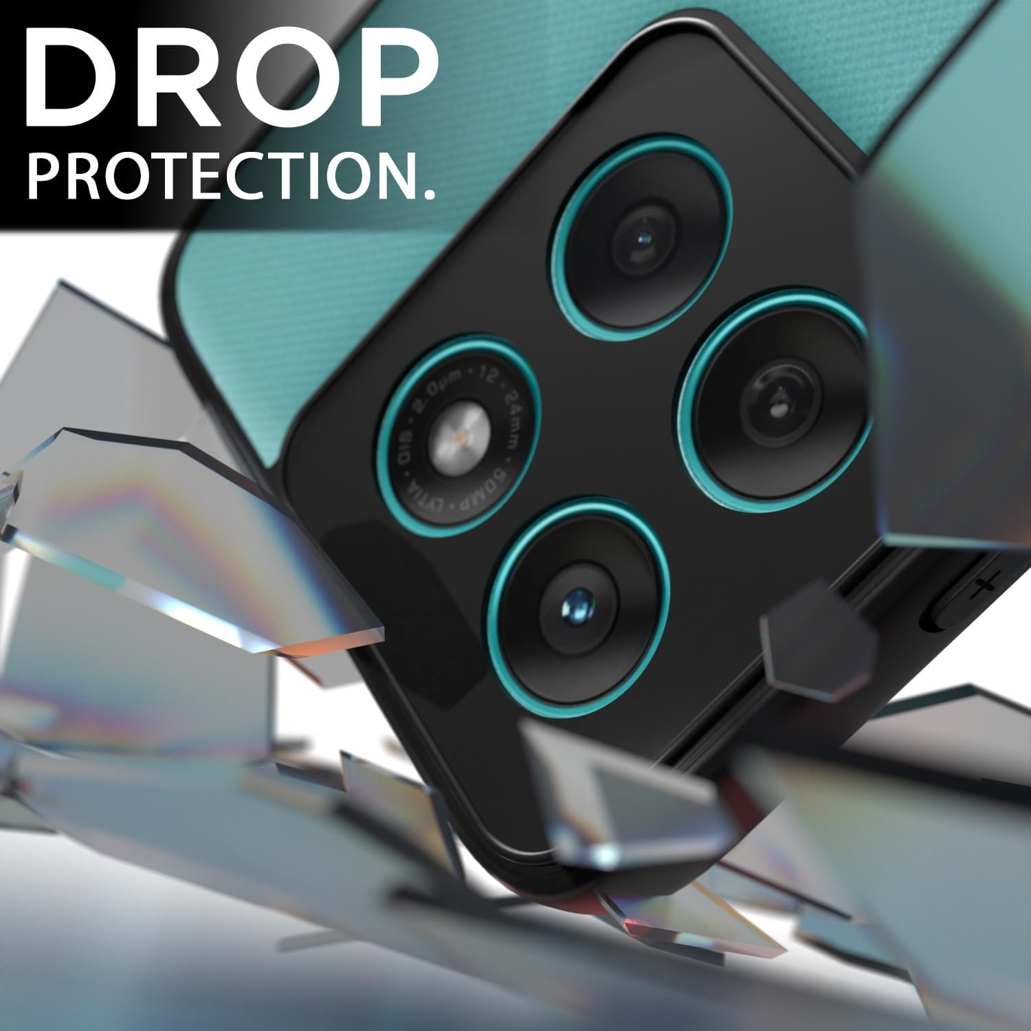 Pikkme Back Cover for Motorola Moto Edge 60 5G / Motorola Moto Edge 60 Fusion 5G | Shockproof Sleek Hybrid Armor Bumper Case (Black) - Image 5