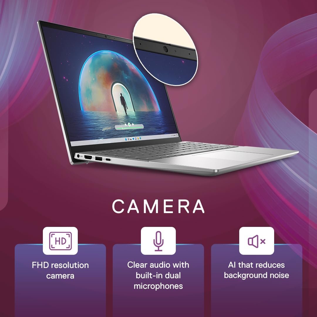 Dell Inspiron 5430 13th Gen Laptop, Intel i5-1335U/8GB LPDDR5/512GB SSD/ 14.0" (35.56Cms) FHD+ Comfortview/Backlit KB/Win 11 + MSO'21/Mcafee 15 Months/Platinum Silver/Thunderbolt 4.0 Port/1.59KGs - Image 7