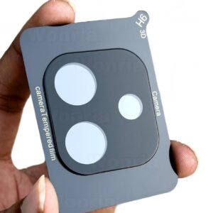 WonRia® Pack 1- Back Camera Lens Protector for Oppo A5 Pro 5G Camera Lens Protector Guard [3D Premium] – Black