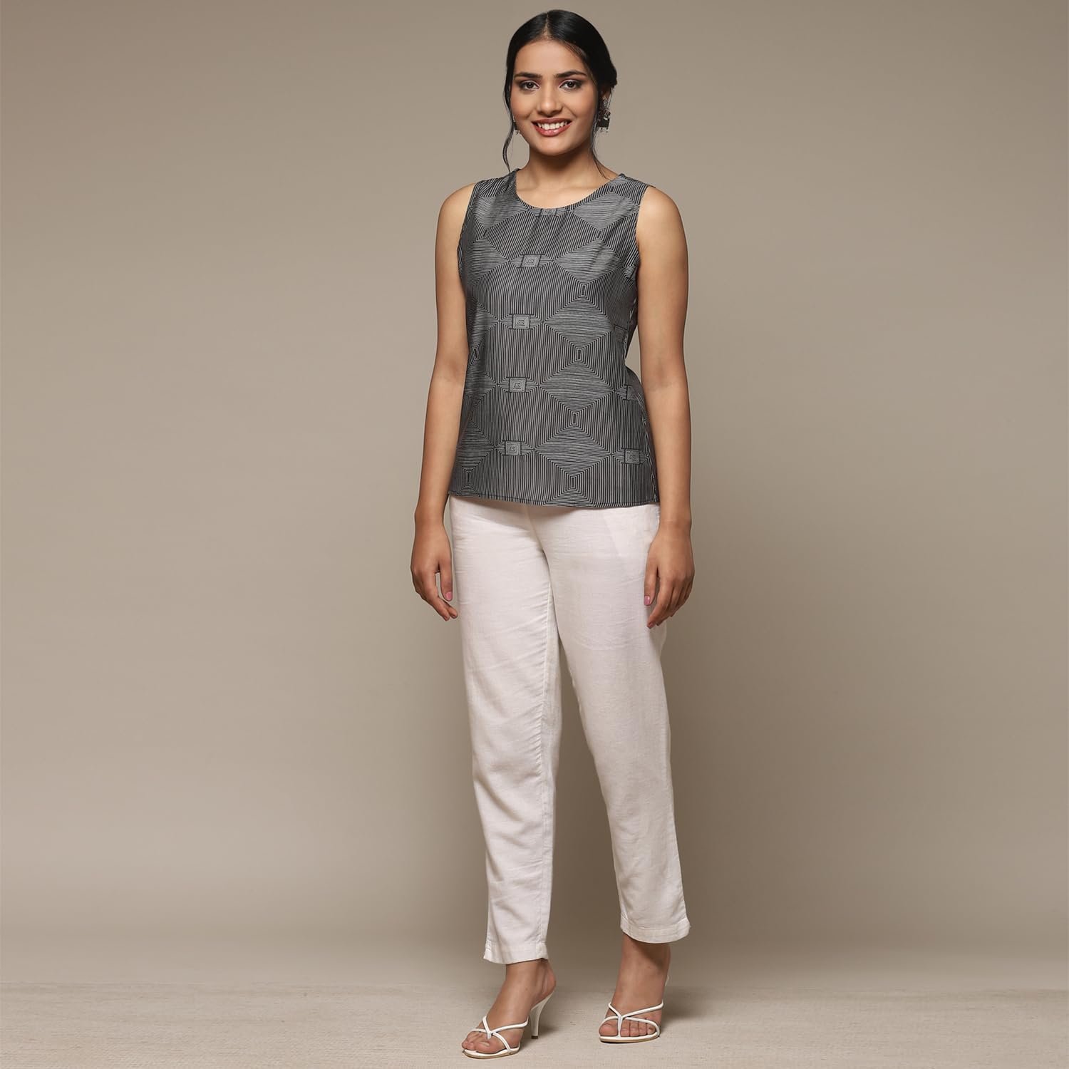 BIBA Women Casual Blazer Printed Mix and Match - Image 2