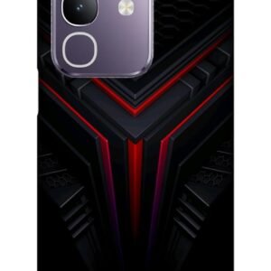 NDCOM Back Cover for Vivo T4x 5G Back Cover | Premium Protection Case for vivo iQOO Z10x 5G Cover | Abstract Robotic Printed Hard Case