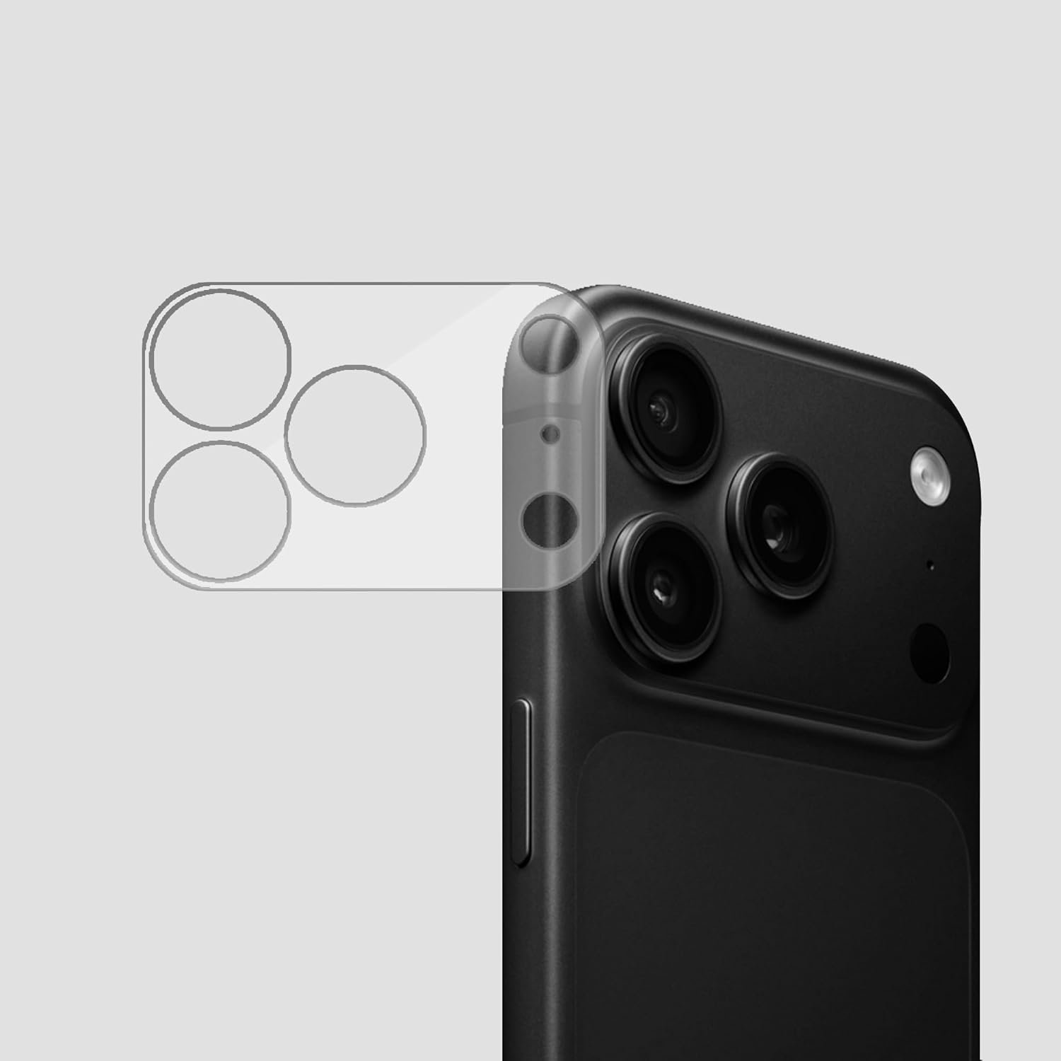 amazon basics Camera Lens Protector for iPhone 17 Pro (9H Hardness.Scratch Resistance) with Free Installation Kit Clear - Image 6