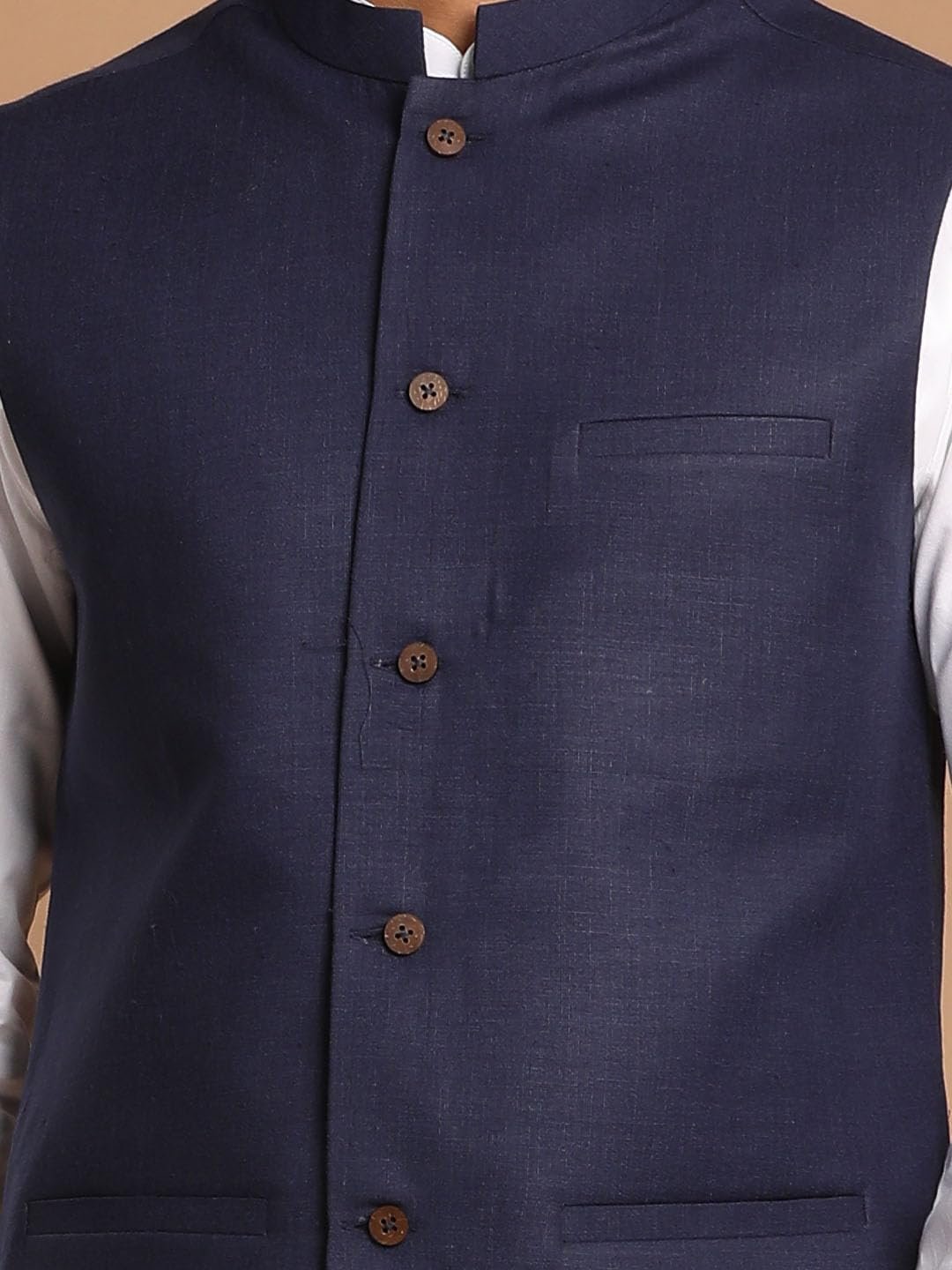 VASTRAMAY Men's Cotton Nehru Jacket - Image 5