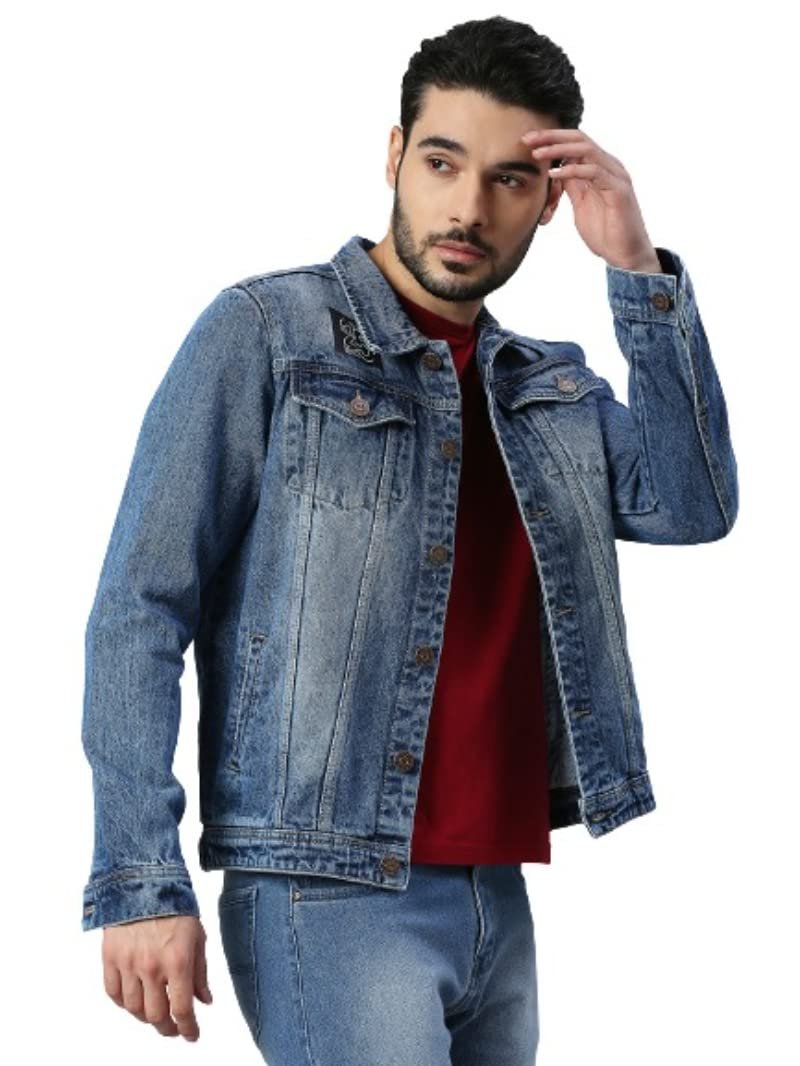 HIGH STAR Men's Cotton Full Length Jacket HSJKTR1190
