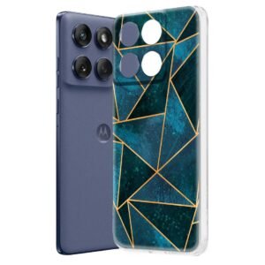 Fashionury Designer Soft Back Cover Case Compatible for Moto Edge 60 Fusion, Printed,Transparent,Flexible, Silicon for Motorola Edge 60 Fusion -D3010