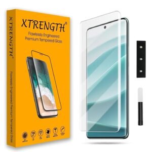 Advanced HD+ Curved UV Gorilla Tempered Glass Screen Protector Designed for Motorola Edge 60 Fusion 5G – Edge to Edge Full Screen Coverage with Easy Installation Kit (Anti-Scratch)