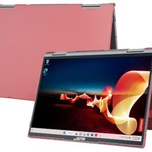 mCover Case Only Compatible for 2021~2024 14" Lenovo ThinkPad X1 Yoga Gen 6/7 / 8 Series 2-in-1 Windows Notebook PC (NOT Working with Other Lenovo Models) - Red