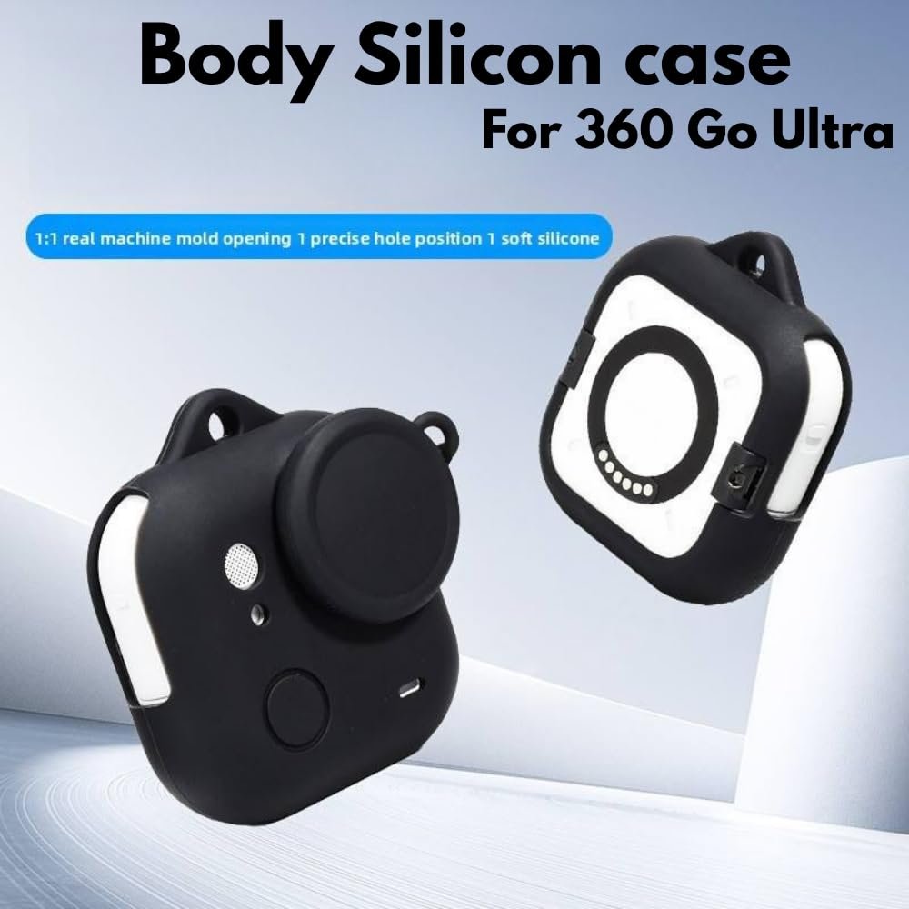 Yantralay 4-in-1 Accessory Combo for Insta 360 GO Ultra – Silicone Case, Screen Guard, Carry Pouch & Protective Frame | Full Protection Kit for Action Camera - Image 5