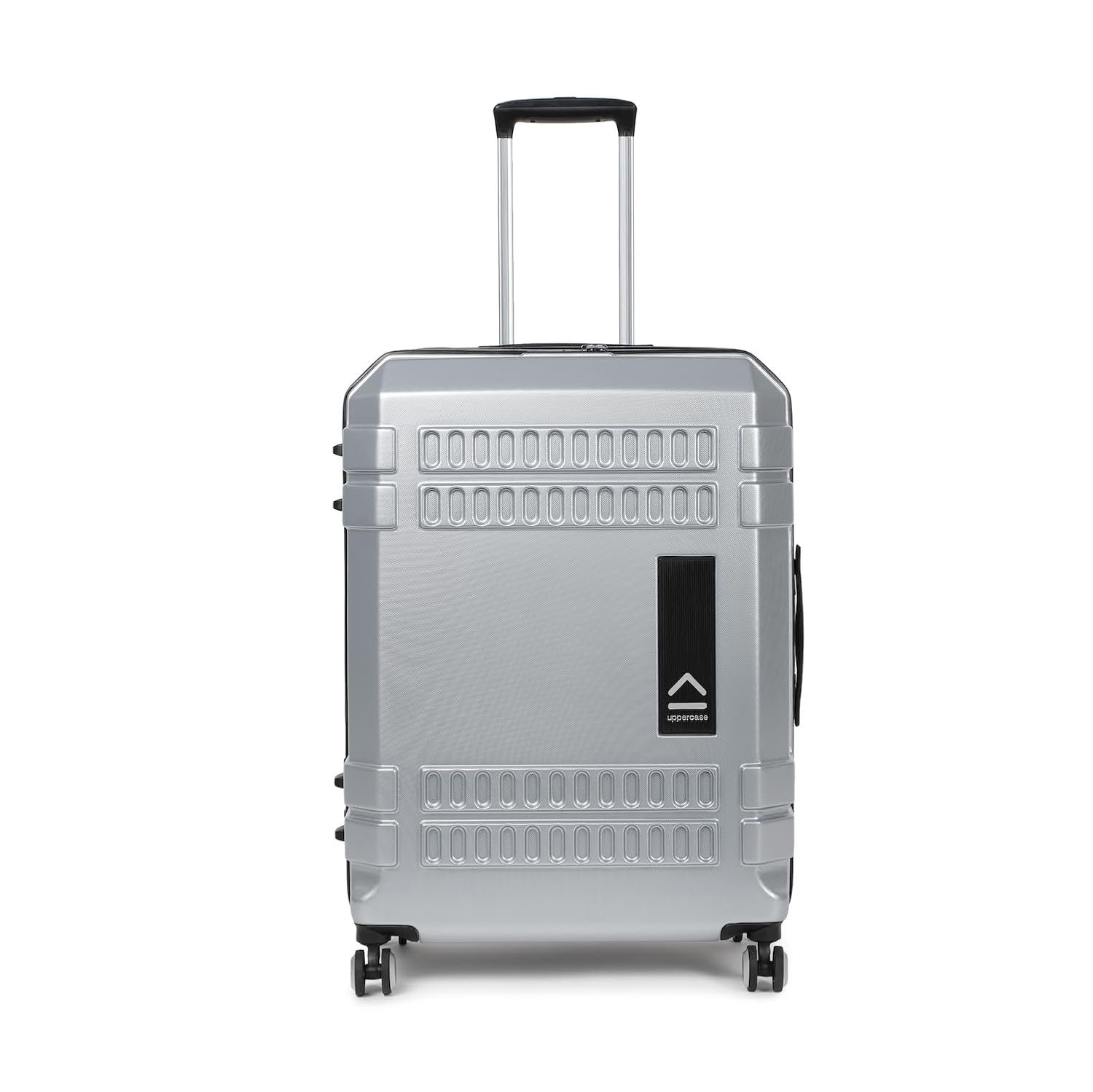 uppercase Bullet, Trolley Bag Set of 2 (S+M) Hard Cabin & Check-in Luggage, Anti-Scratch, TSA Lock & Anti-Theft Zippers, 2000 Days Warranty (Silver, 27.5 X 47 X 66 Cm, Spinner) - Image 6