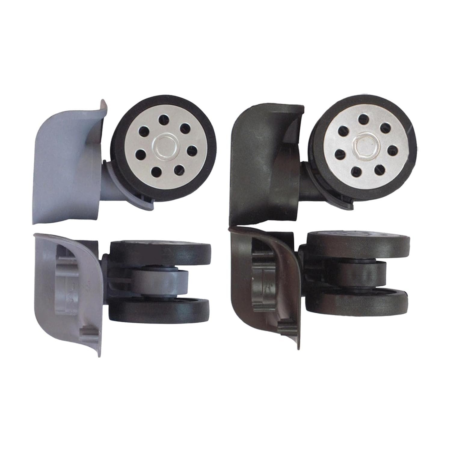 Luggage Replacement Wheels Trolley Case Suitcase Wheels Swivel Wheel Casters Gray|Portable Digital Weighing Scale for Gas Cylinder, Luggage, Travel, Bag for Women&Men, Rolling Luggage Bag| - Image 2