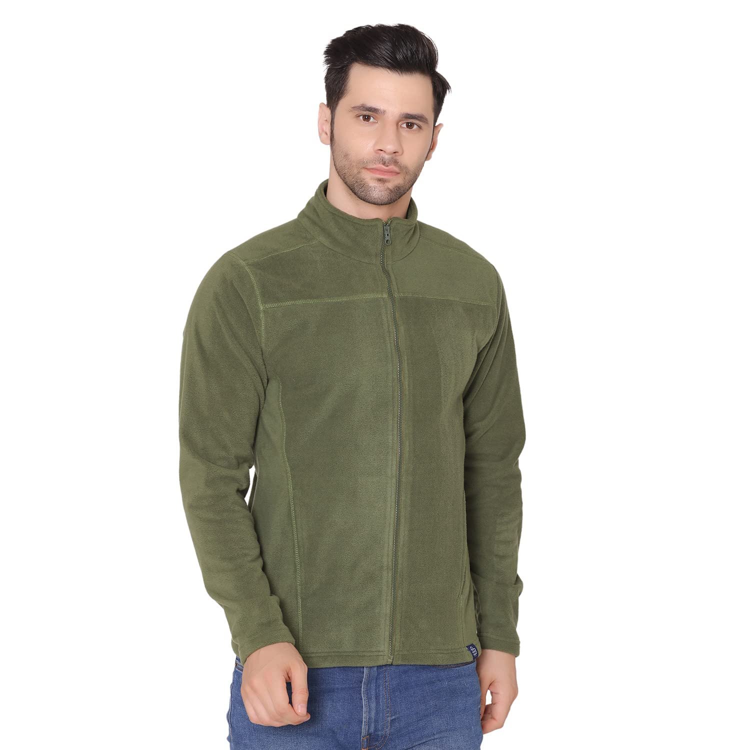 Bongio Men's Full Sleeves Polar Jacket