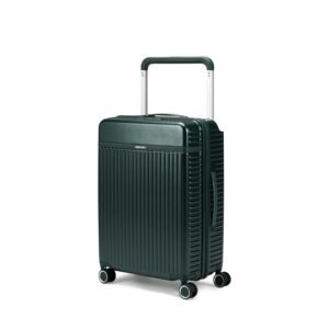 THE ASSEMBLY Polycarbonate Hard-Sided Medium Luggage – 24 Inches | Premium Wide Handle Trolley Bag With In-Built Tsa Lock For Travel- Rover, 65 Cm, Spinner, Green