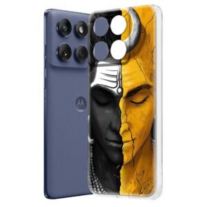 Fashionury Designer Soft Back Cover Case Compatible for Moto Edge 60 Fusion, Printed,Transparent,Flexible, Silicon for Motorola Edge 60 Fusion -D2233