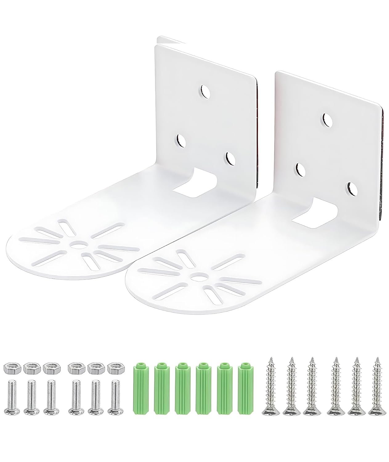 2 PCS Holder Camera, CCTV Camera Stand, Heavy Duty CCTV Camera Stand Wall Mount Bracket for Security Cameras Holder for Indoor