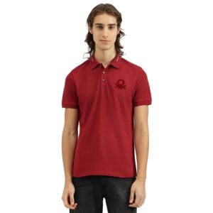 United Colors of Benetton Men’s Solid Regular Fit Tshirt