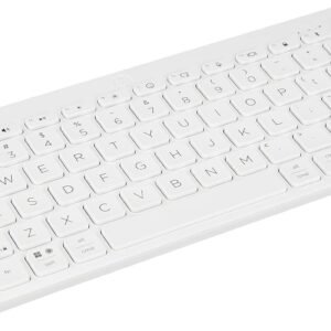 HP 350 Compact Multi-Device Bluetooth Keyboard; Spill Resistant; Swift Pair; OS Auto-Detection, LED Indicator, Battery Life Up to 24 Months, 3 Years Warranty