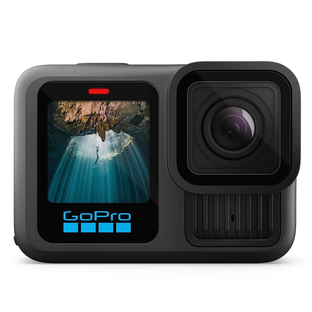 GoPro HERO13 Black Special Bundle Includes - HERO13 Black Camera, Handler, 2-Enduro Batteries, 2-Curved Adhesive Mounts, 64GB MicroSD Card, Hard Carrying Case(1-Yr International+1-Yr India Warranty) - Image 7