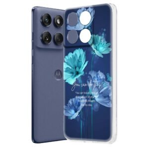 Fashionury Designer Soft Back Cover Case Compatible for Moto Edge 60 Fusion, Printed,Transparent,Flexible, Silicon for Motorola Edge 60 Fusion -D3247