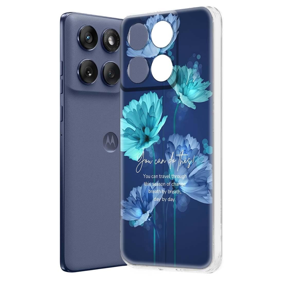 Fashionury Designer Soft Back Cover Case Compatible for Moto Edge 60 Fusion, Printed,Transparent,Flexible, Silicon for Motorola Edge 60 Fusion -D3247