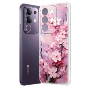Fashionury Soft Silicone Designer Printed Full Protection Printed Back Case Cover for Vivo T4x 5G -D3149