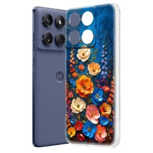 Fashionury Back Case for Moto Edge 60 Fusion, Back Cover for Motorola Edge 60 Fusion -D2214