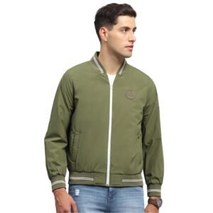 Monte Carlo Mens Solid Round Neck Full Sleeve Jacket (224066863)