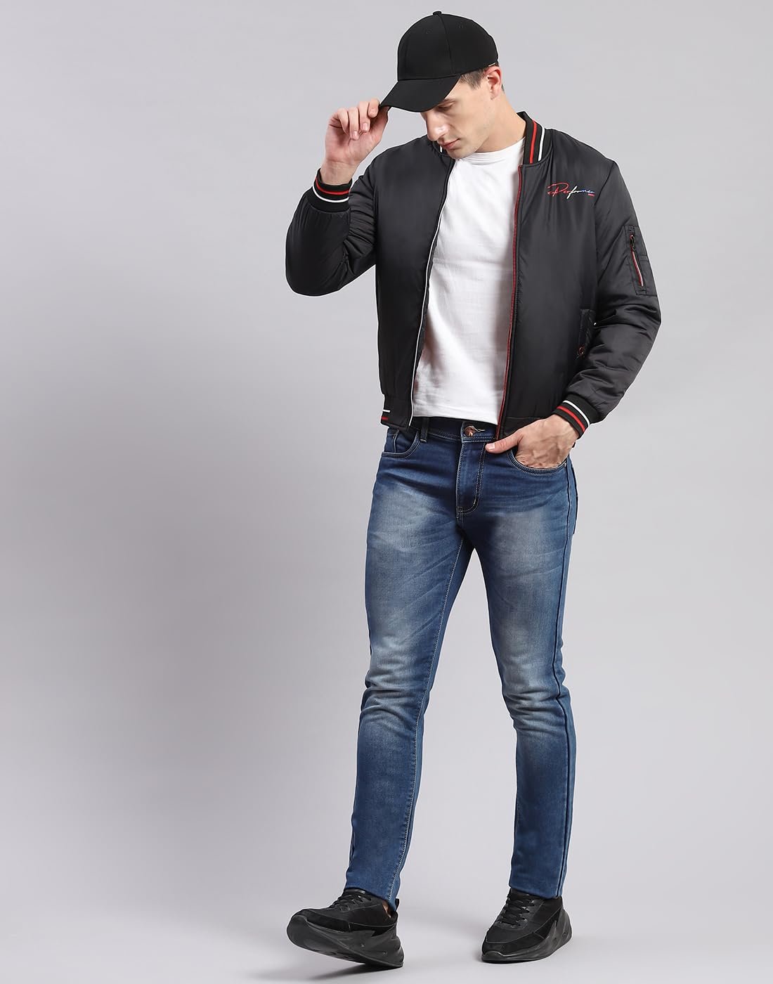 Monte Carlo Men Polyester Blend Standard Length Printed Jacket - Image 6