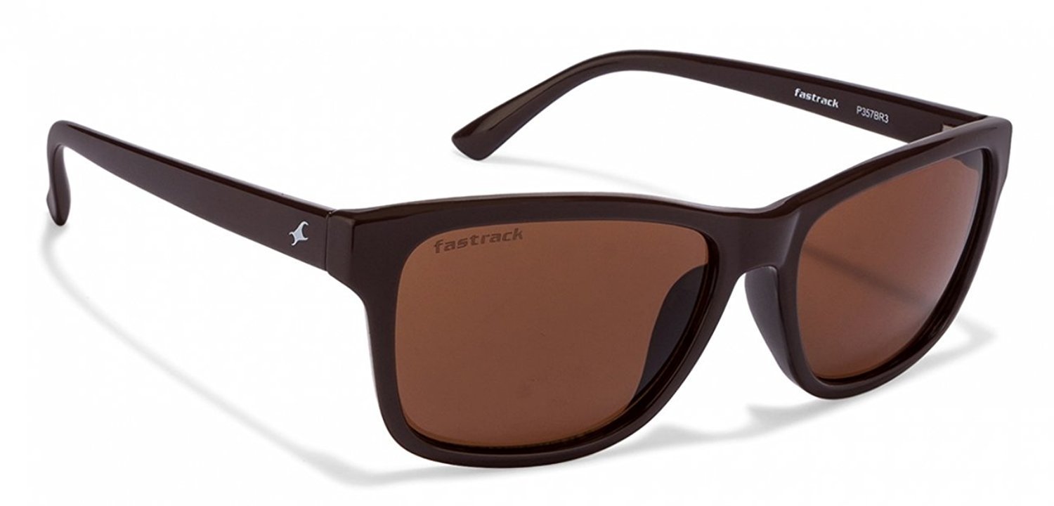 Fastrack Black Wayfarer 100% UV protected Sunglasses for Men - Image 2