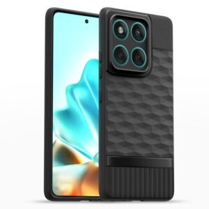 Outlouders Back Cover for Motorola Moto Edge 60 5G / Motorola Moto Edge 60 Fusion 5G | Full Camera Protection | TPU Soft Flexible Shockproof Bumper Case (Black)