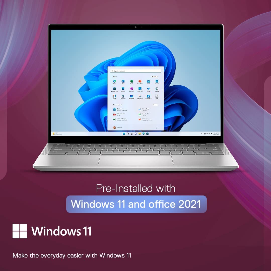 Dell Inspiron 5430 13th Gen Laptop, Intel i5-1335U/8GB LPDDR5/512GB SSD/ 14.0" (35.56Cms) FHD+ Comfortview/Backlit KB/Win 11 + MSO'21/Mcafee 15 Months/Platinum Silver/Thunderbolt 4.0 Port/1.59KGs - Image 4