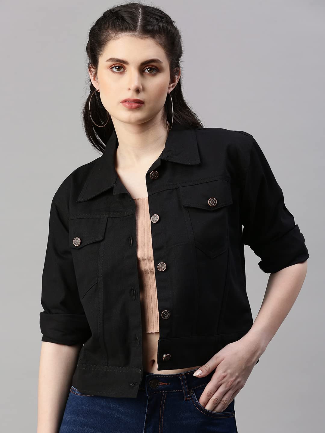 VOXATI Women's Denim Jacket - Image 3