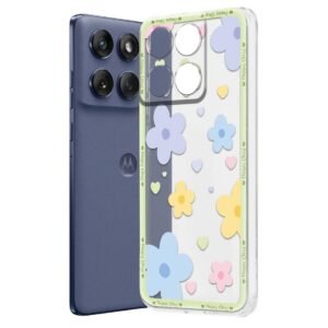 Designer Soft Back Cover Case Compatible for Moto Edge 60 Fusion, Printed,Transparent,Flexible, Silicon for Motorola Edge 60 Fusion -D1110