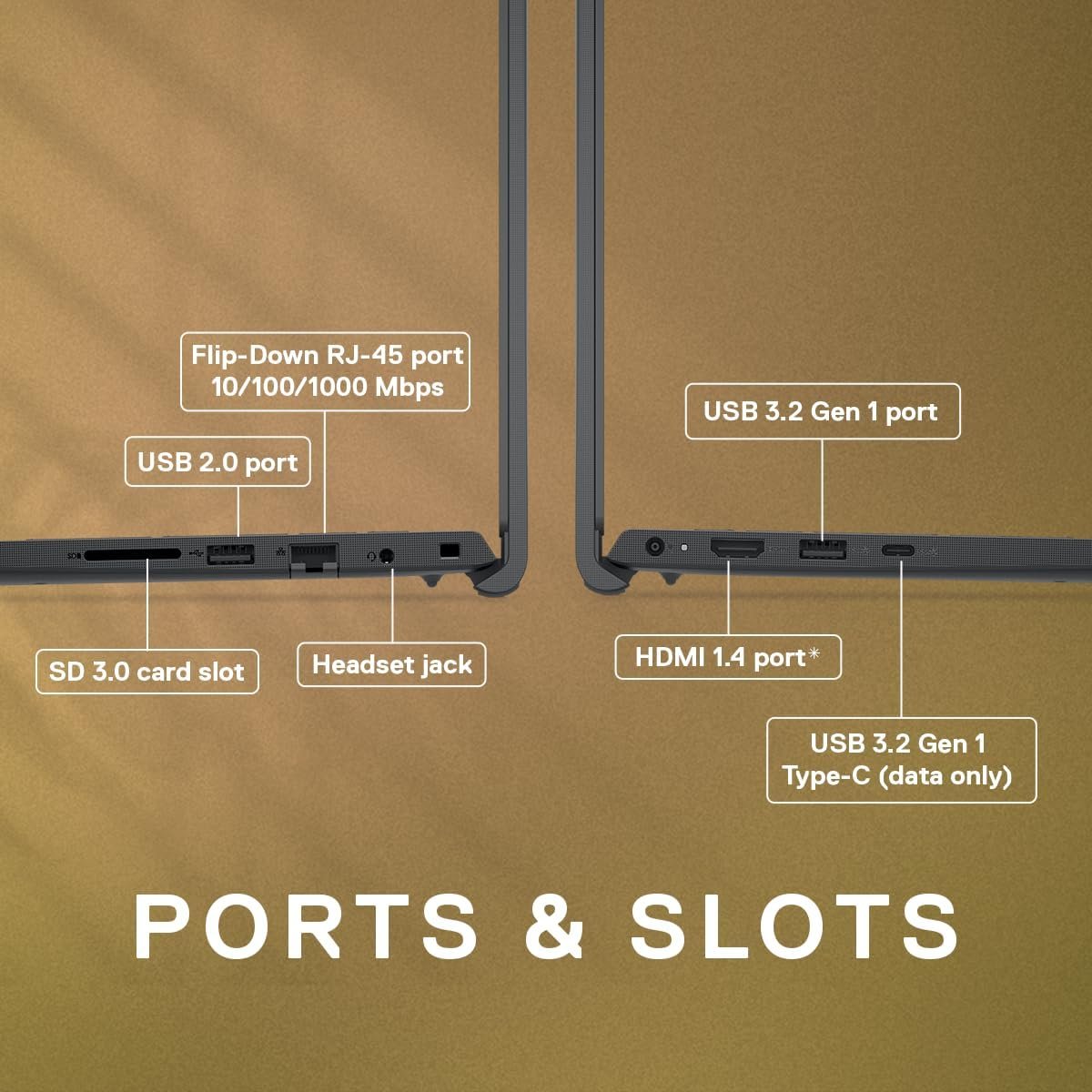 Dell 15, Intel Core i5-1335U, 13th Gen, 8GB RAM, 512GB SSD, FHD AG, 15.6"/39.62cm, 120Hz, Windows 11, MS Office 21, Carbon Black, 1.66KG, 250 nits Narrow Border, McAfee 15 Month, Thin & Light Laptop - Image 6