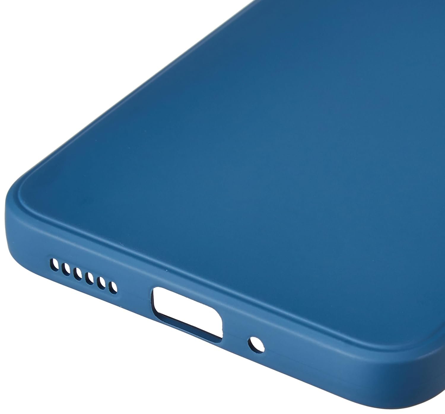 Kapa Matte Protective Lens Flexible Back Cover for Iqoo Z10x 5G / Vivo T4x 5G | Slim Silicone with Soft Lining Shockproof Full Body Bumper Case (Blue) - Image 4