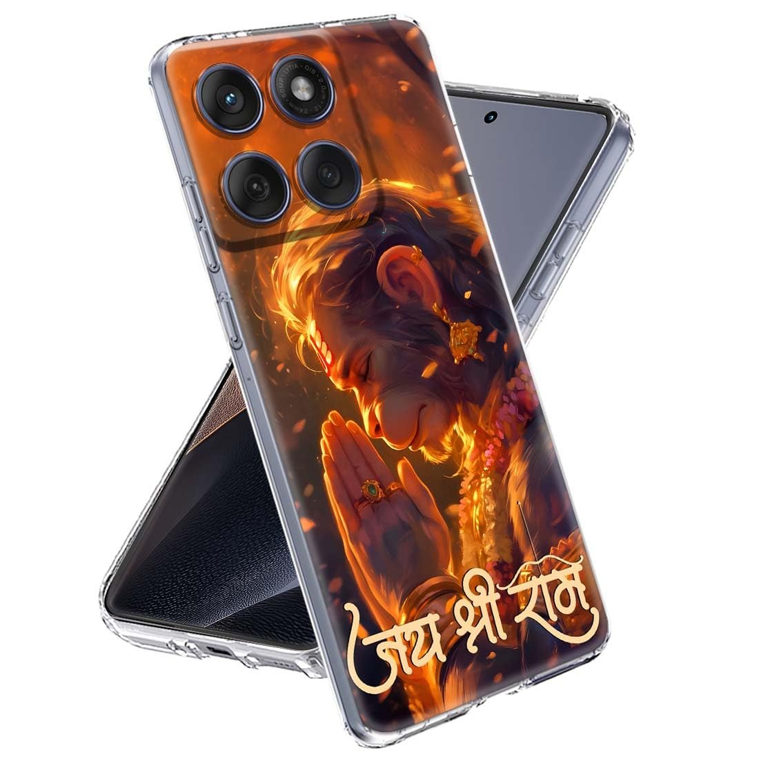 Fashionury Designer Soft Back Cover Case Compatible for Moto Edge 60 Fusion, Printed,Transparent,Flexible, Silicon for Motorola Edge 60 Fusion -D2251 - Image 2